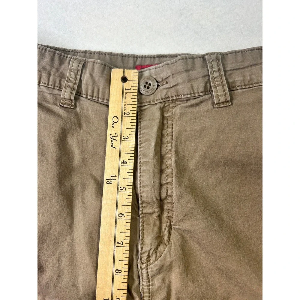 Unionbay Mens 36 Brown‎ Stretch Cotton Cargo Shorts Multi Pocket Utility Hiking